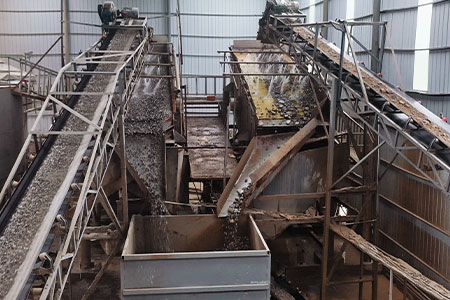 500tph limestone sand making production line in Argentina