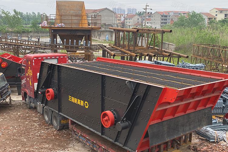 750tph cobblestone production line in Wuxue City, Hubei Province