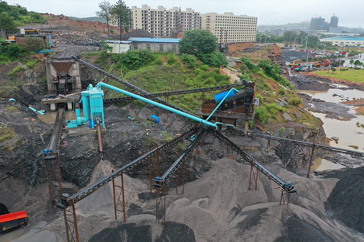 600tph limestone production line in Hengyang City, Hunan Province