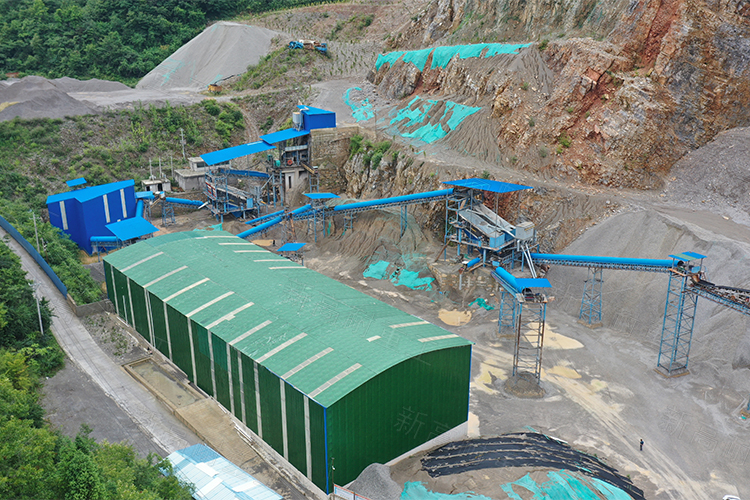 850tph limestone production line in Badong County, Hubei