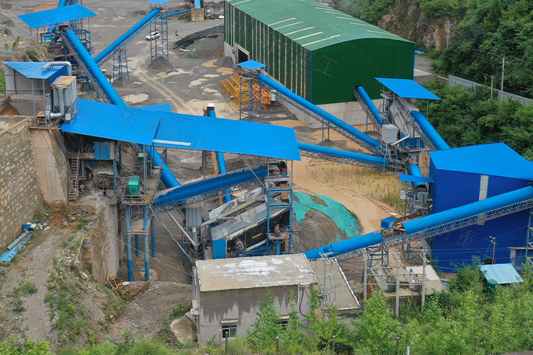 850tph limestone production line in Badong County, Hubei