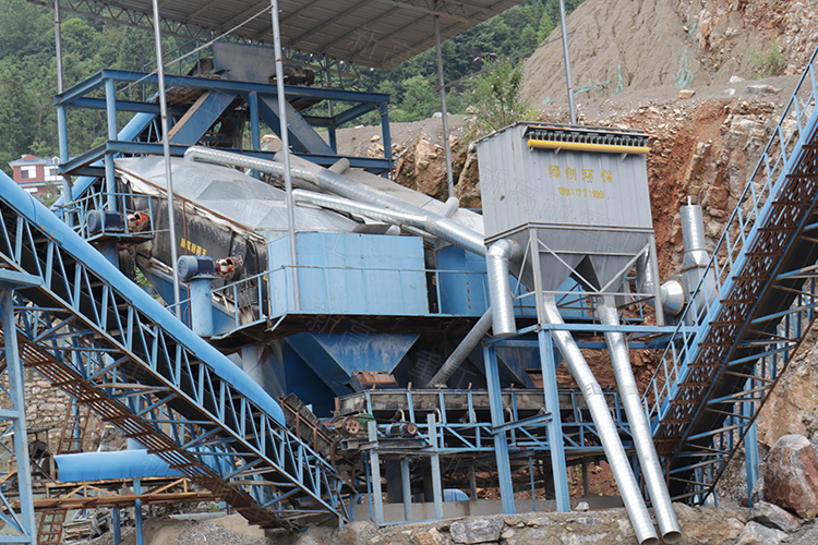 850tph limestone production line in Badong County, Hubei