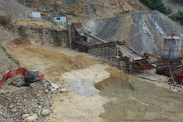 An annual production line of 500,000-800,000 tons of fine machine-made sand in Jinzhai County, Luan, Anhui