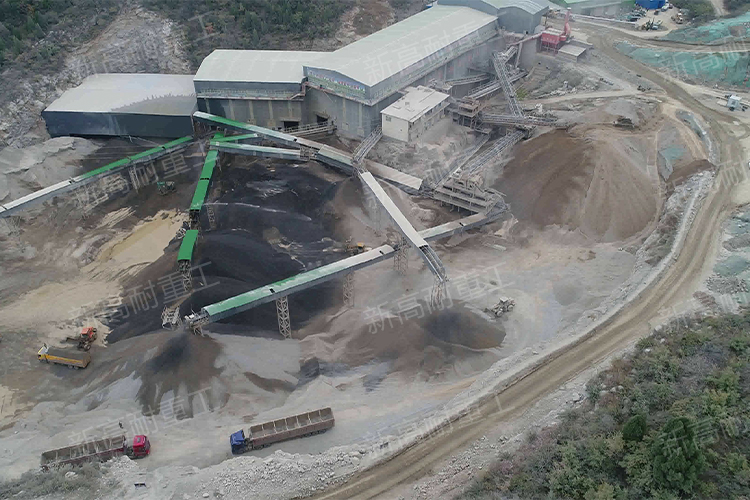 1200tph production line in Luliang City, Shanxi Province