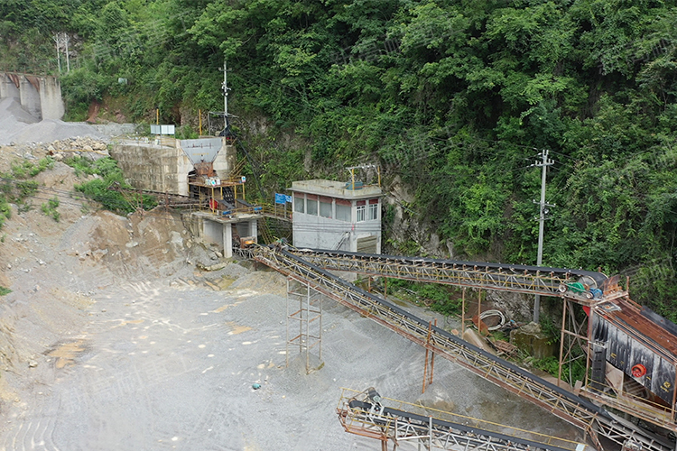 500tph sand and gravel aggregate production line in Jingmen City, Hubei Province