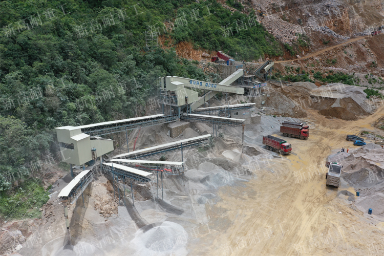 500tph production line in Jingxi City, Baise City, Guangxi Province