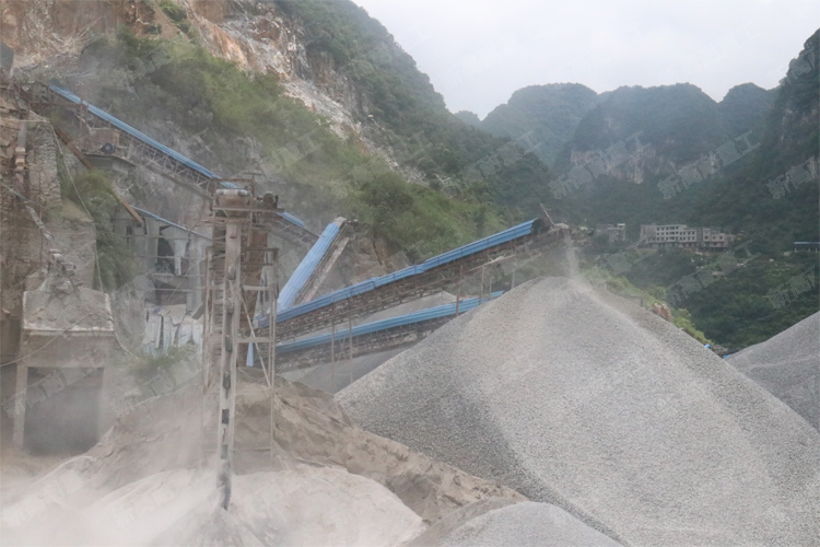 300tph stone production line in Bama County, Hechi City, Guangxi Province