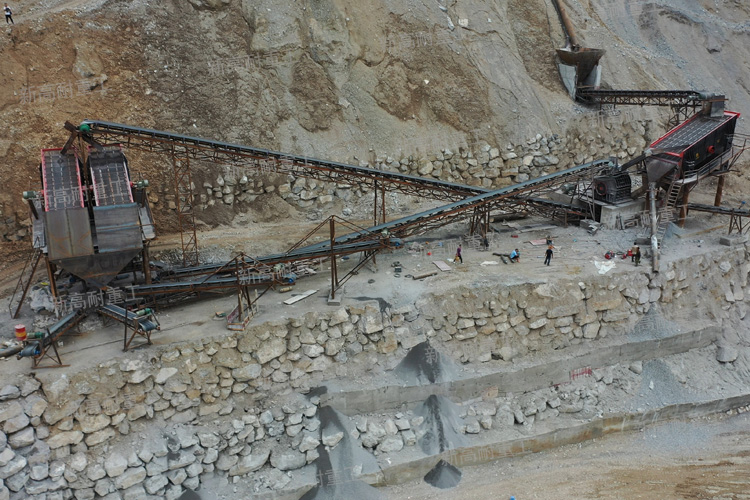 600tph sand production line in Zhangjiawan, Yongshan County, Zhaotong, Yunnan