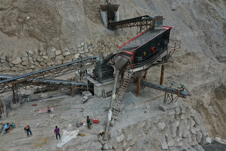 600tph sand production line in Zhangjiawan, Yongshan County, Zhaotong, Yunnan