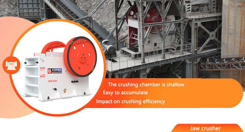 Efficiency diagram of jaw crusher