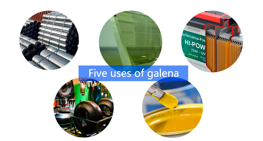 Five uses of galena