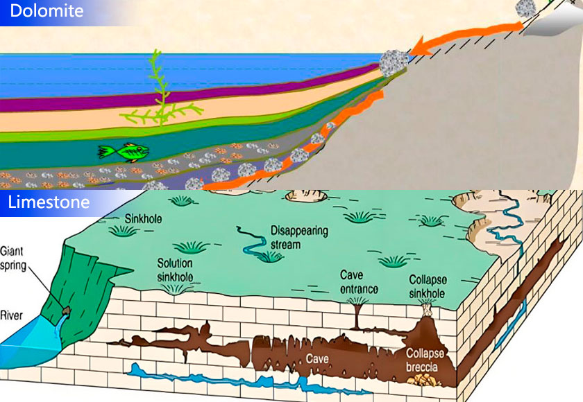 Different causes and distribution