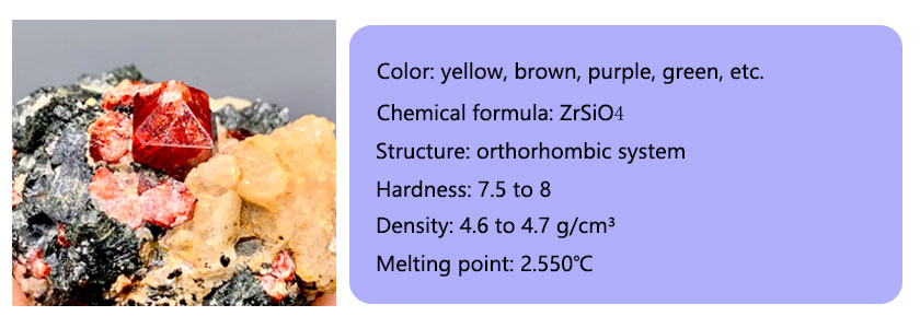 Zircon properties