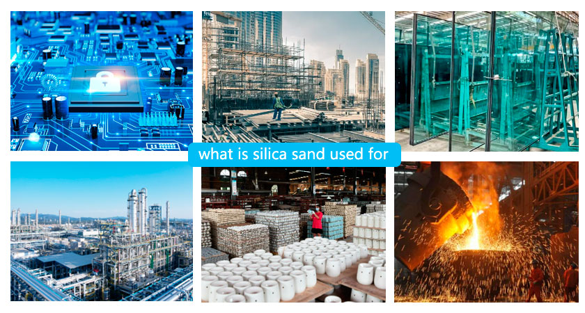 what is silica sand used for